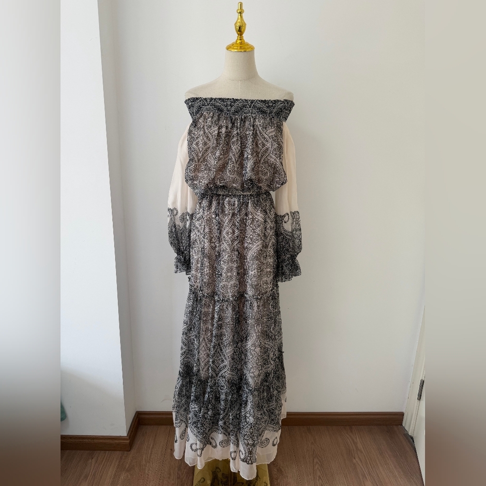 Hemant & Nandita Chavi Tiered Maxi Skirt - Picture 13 of 13